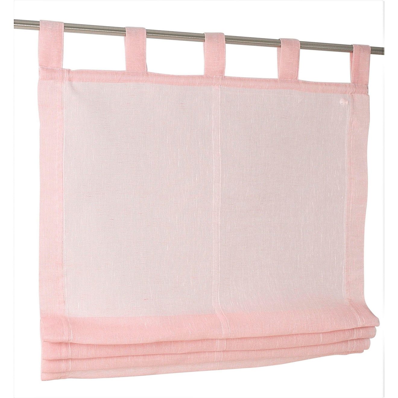 Kutti Romeins rolgordijn Brondby halftransparant, polyester, lussen (1 stuk)
