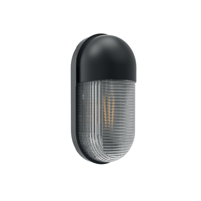 KS Verlichting Bullet Muurlamp Zwart