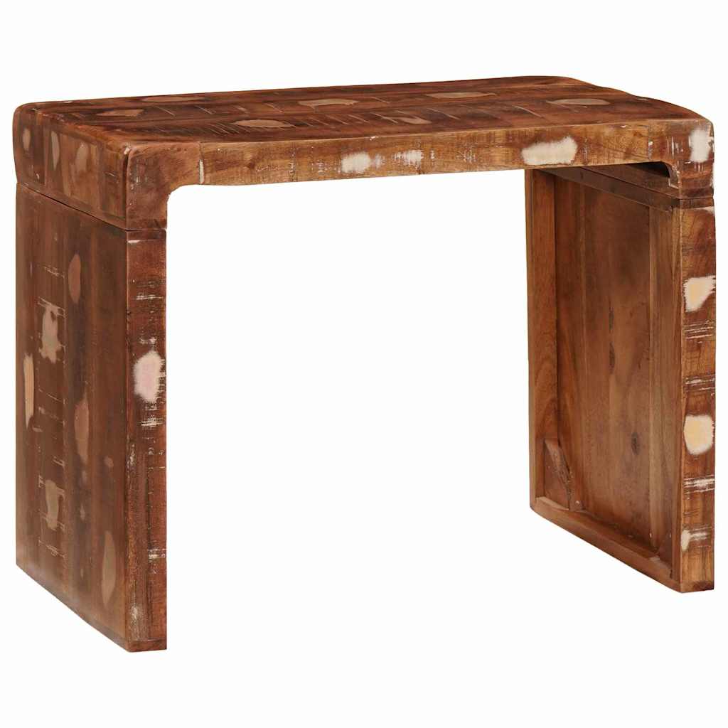vidaXL Bijzettafel 60 x 35 x 45 cm massief gerecycled hout