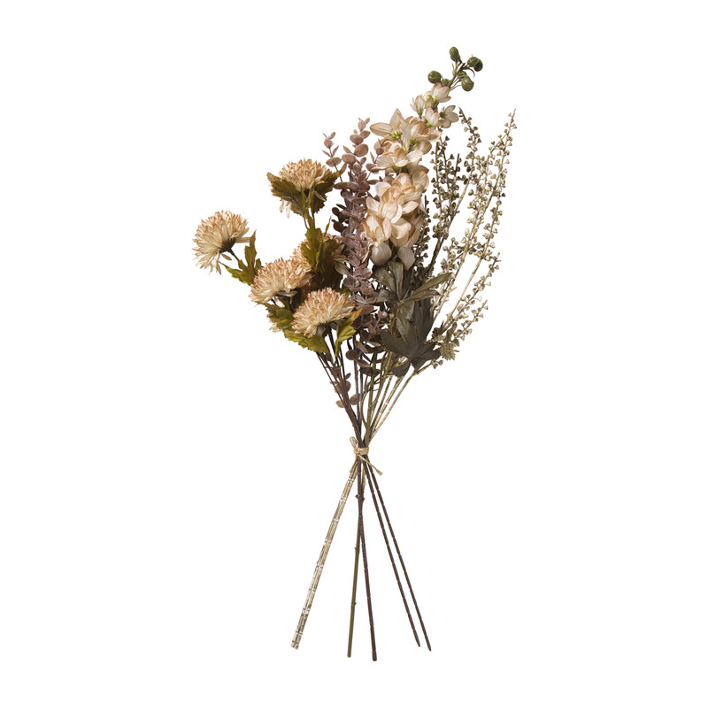 Xenos Boeket kunstbloemen - multikleur - 80 cm