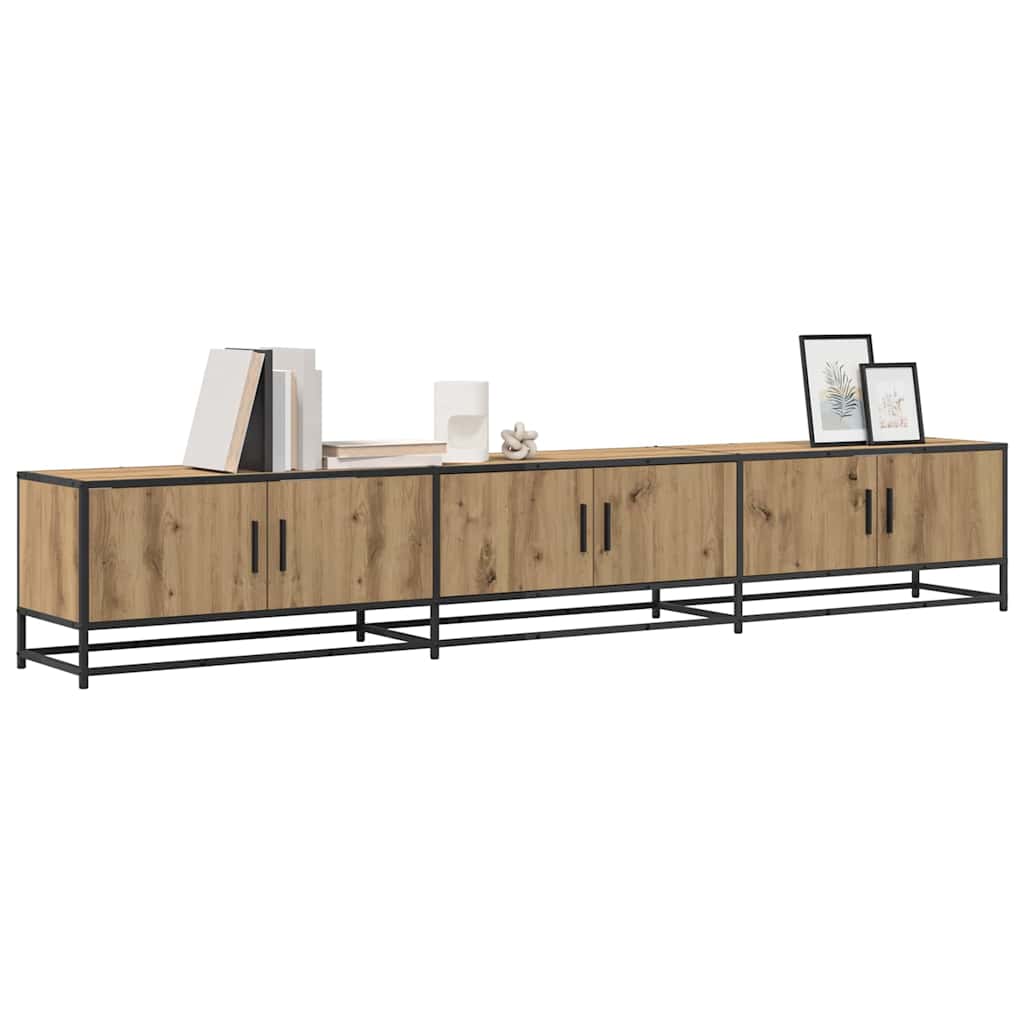 vidaXL TV-kast artisanaal eikenkleurig 240 x 35 x 41 cm Bewerkt hout
