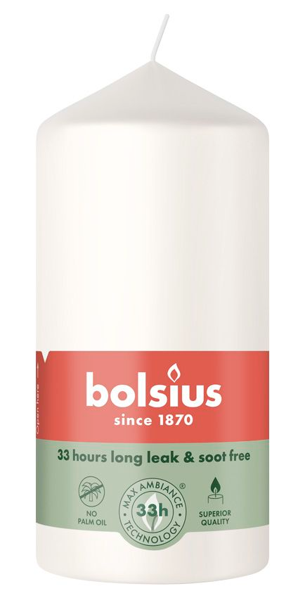 Bolsius Stompkaars Cloudy White
