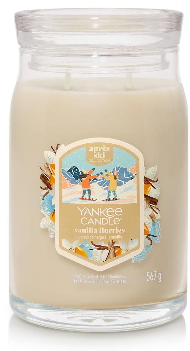 Yankee Candle Vanilla Flurries Signature Large Jar 567 ml
