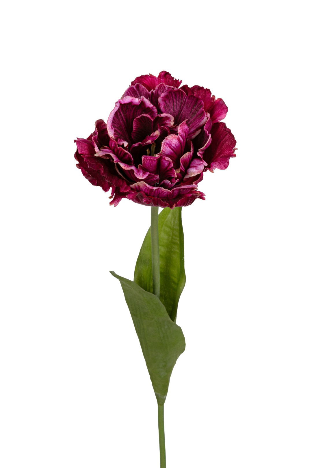 Louis maes Papegaaitulp l66cm magenta kunstbloem  - 