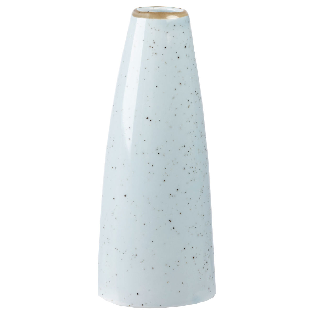 Churchill Vaas Stonecast Duck Egg; 12.5 cm (H); lichtblauw/bruin; rond; 6 stuk / verpakking