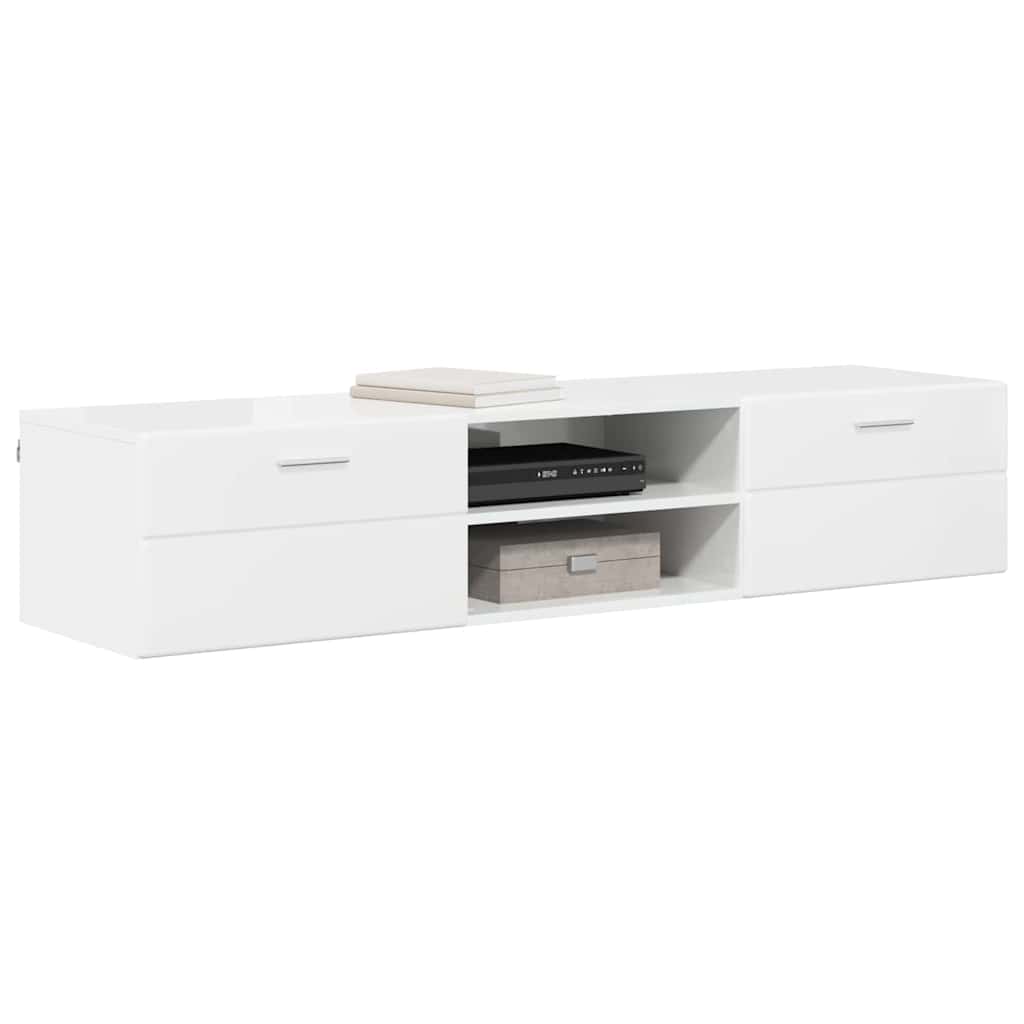 vidaXL TV-kast met lade Betongrijs 150 x 39 x 30 cm Bewerkt hout