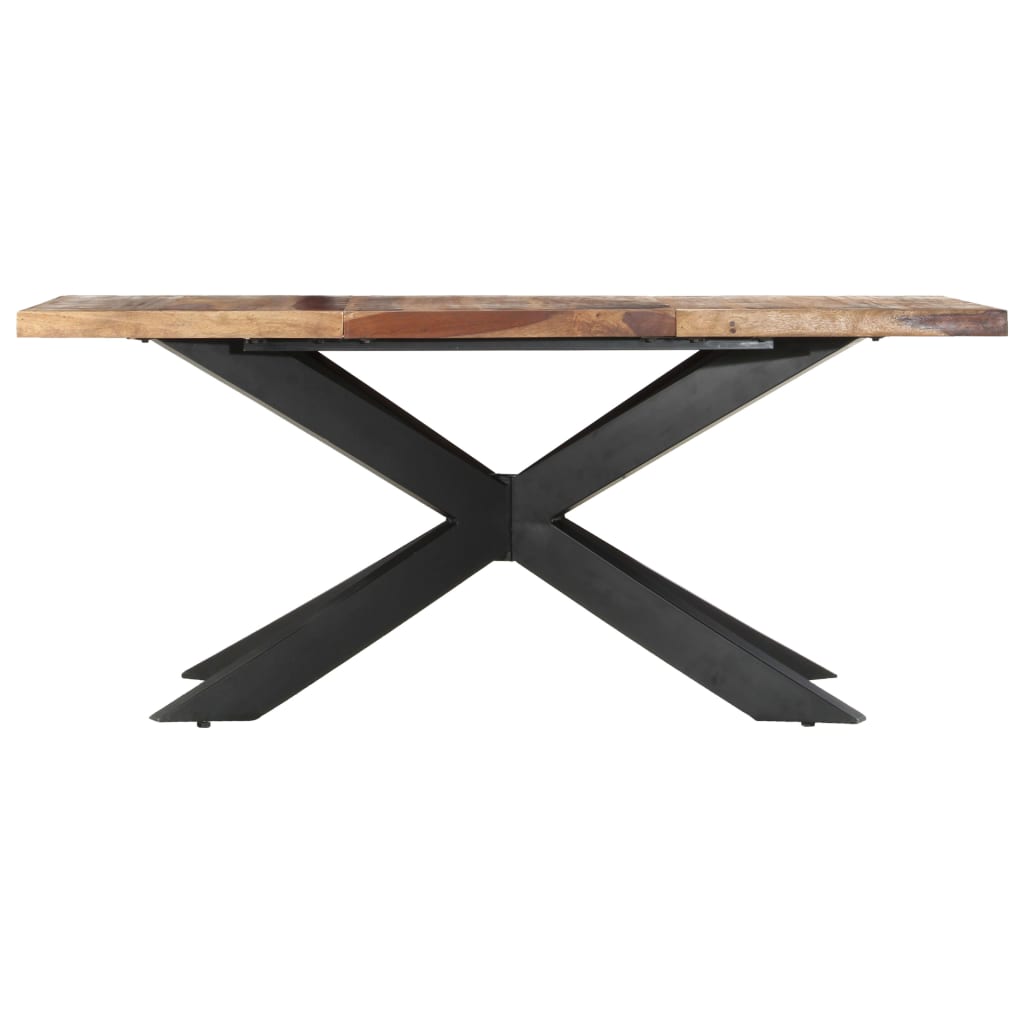 vidaXL Eettafel 180x90x76 cm massief acaciahout