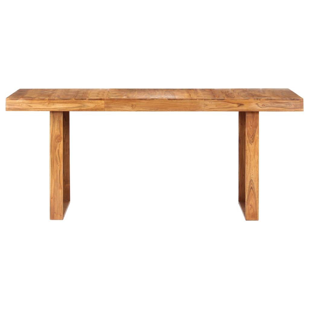 vidaXL Eettafel 180x90x75 cm massief acaciahout