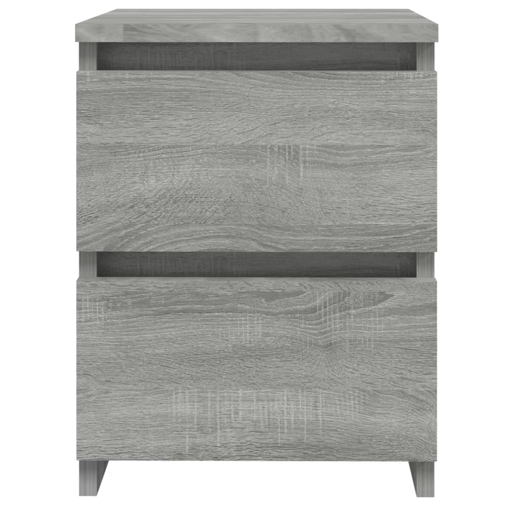 vidaXL Nachtkastje Grijs Sonoma 30x30x40 cm Engineered Wood