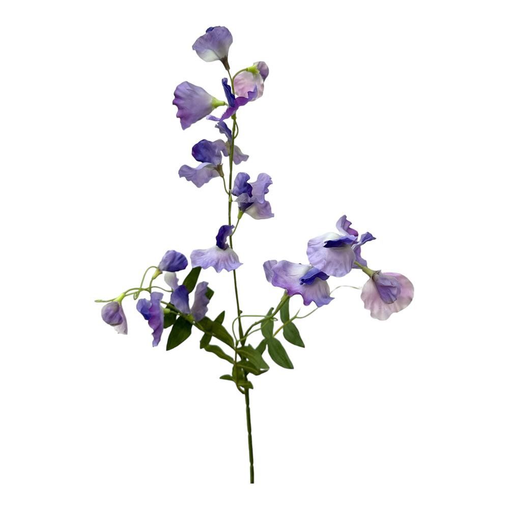 Roberts Collection Kunstbloem sweet pea spray 76cm blauw