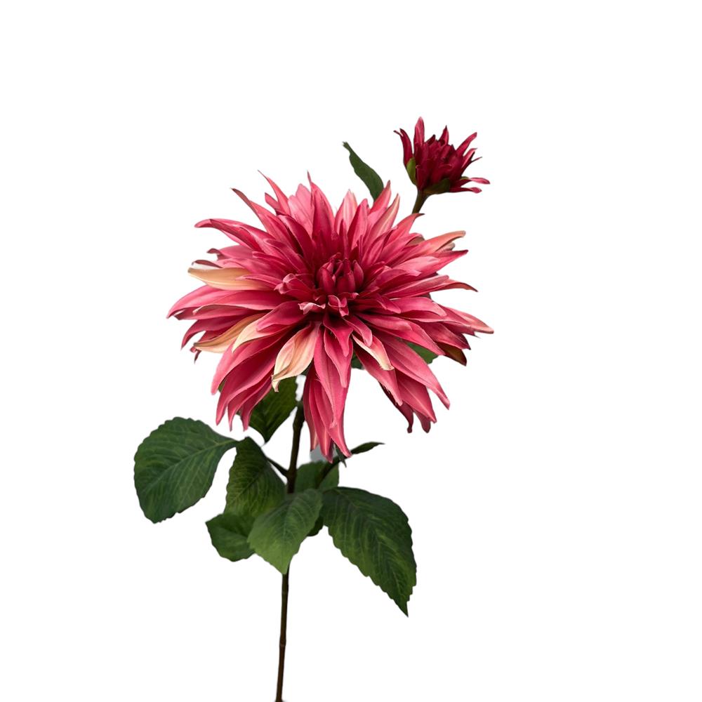 Roberts Collection Kunstbloem dahlia +knop spray 74cm roze