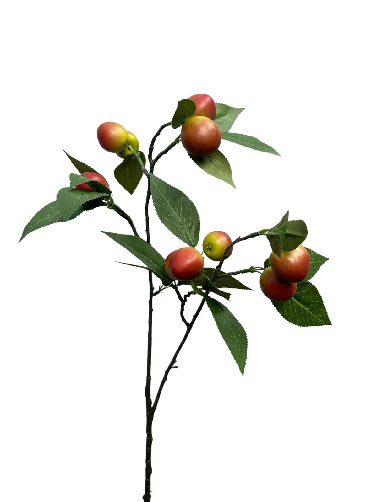 Roberts Collection Kunsttak pruim 75cm groen/rood