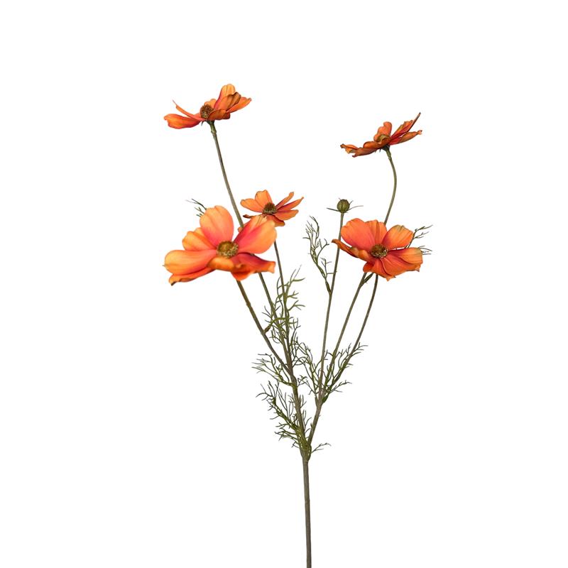 Roberts Collection Kunstbloem Cosmos tak 80cm oranje