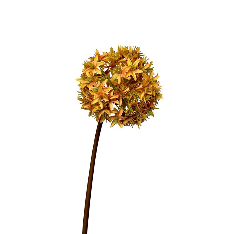 Roberts Collection Kunstbloem Allium bol 60cm okergeel