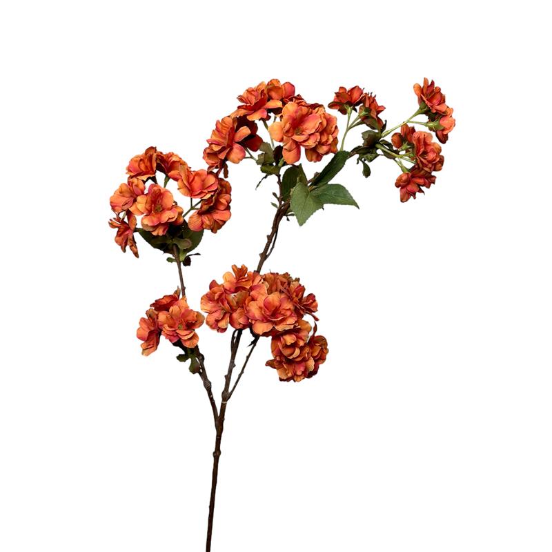 Roberts Collection Kunstbloem Bloesem tak 80cm oranje