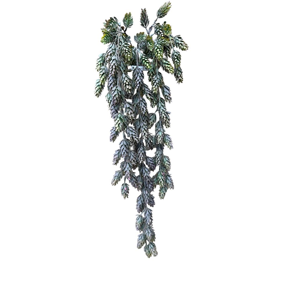 Roberts Collection Kunst hangplant Hop spray bruin 80cm