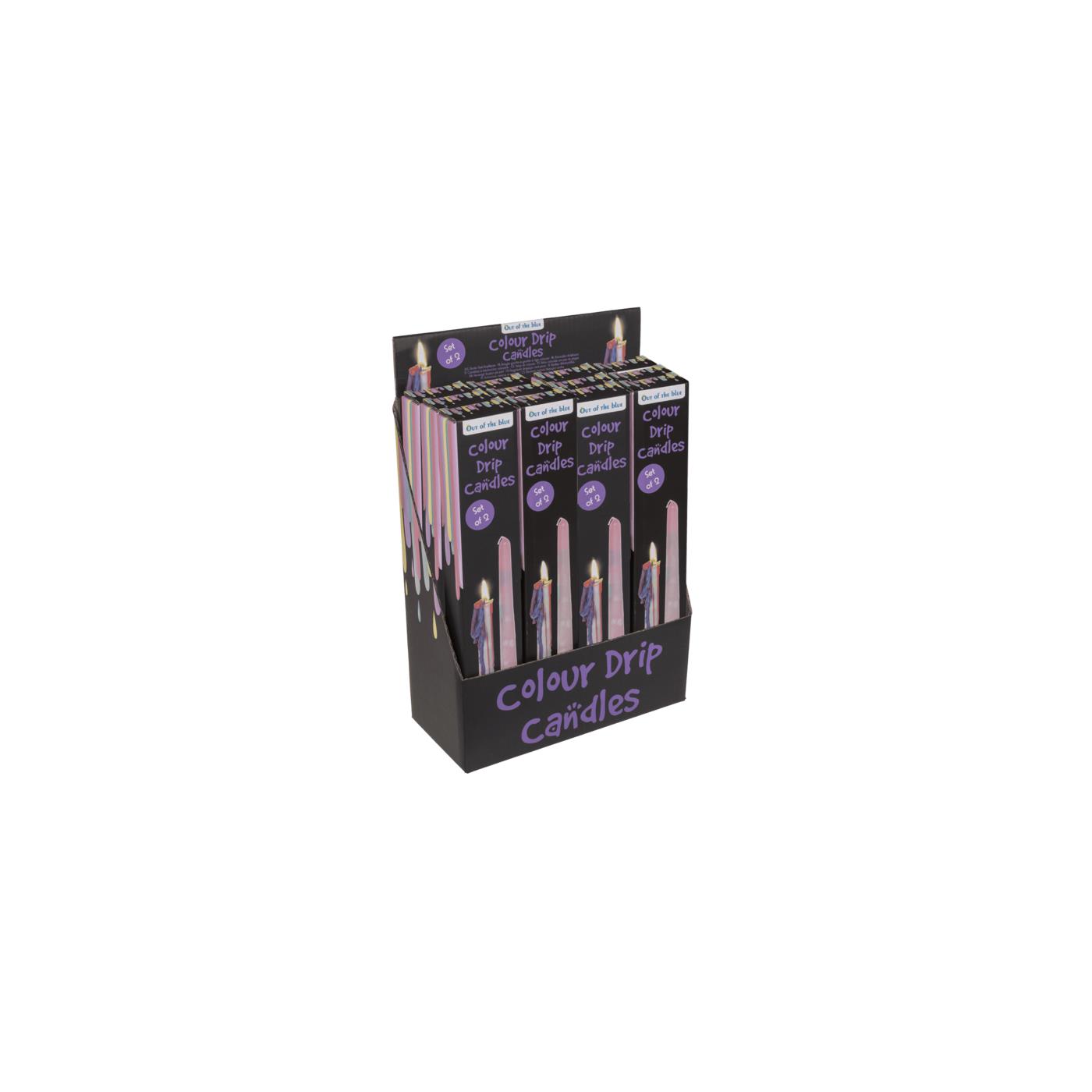 OOTB Druppelkaars set a 2 26x2cm