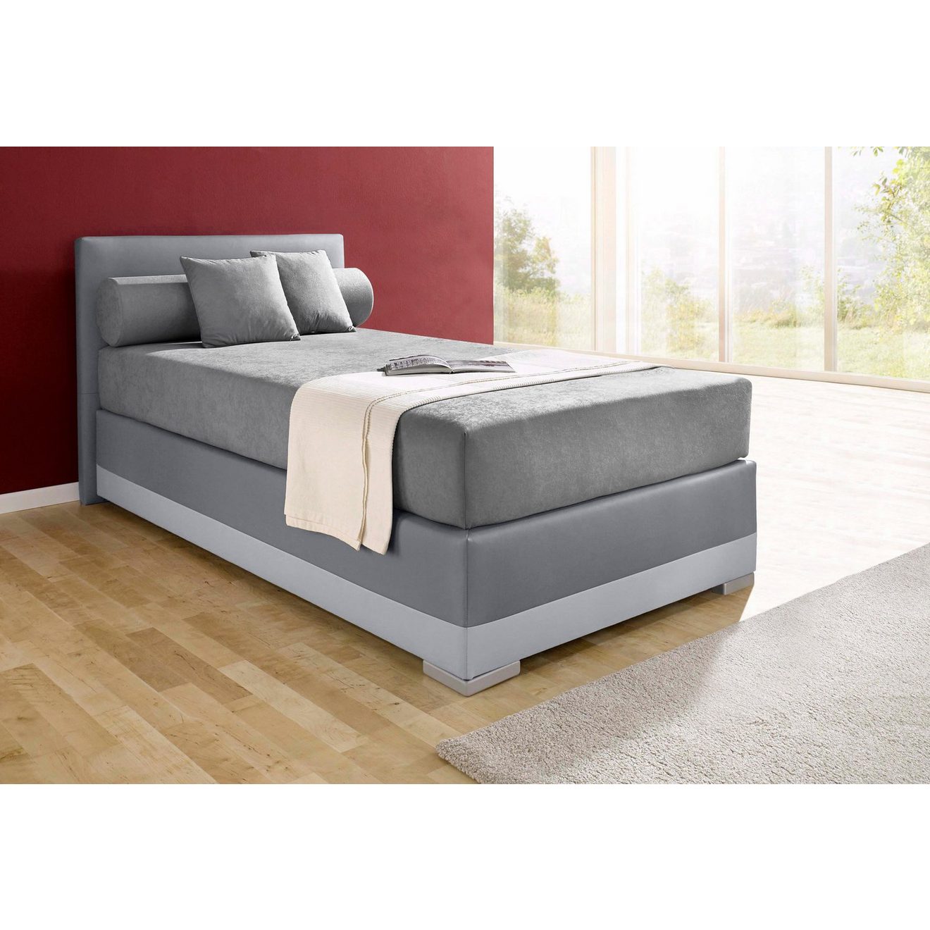 Maintal Boxspring Lago in 3 verschillende matrassoorten, h2 of h3