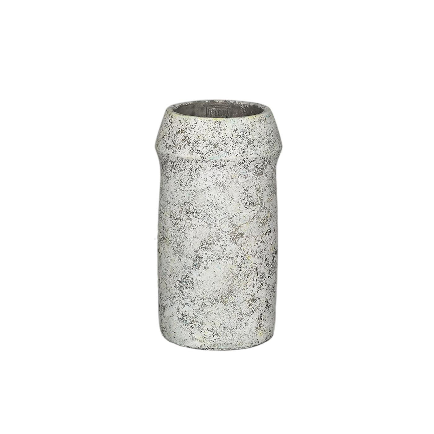 Merkloos Bloempot Nimma cement grijs 16x16x30cm