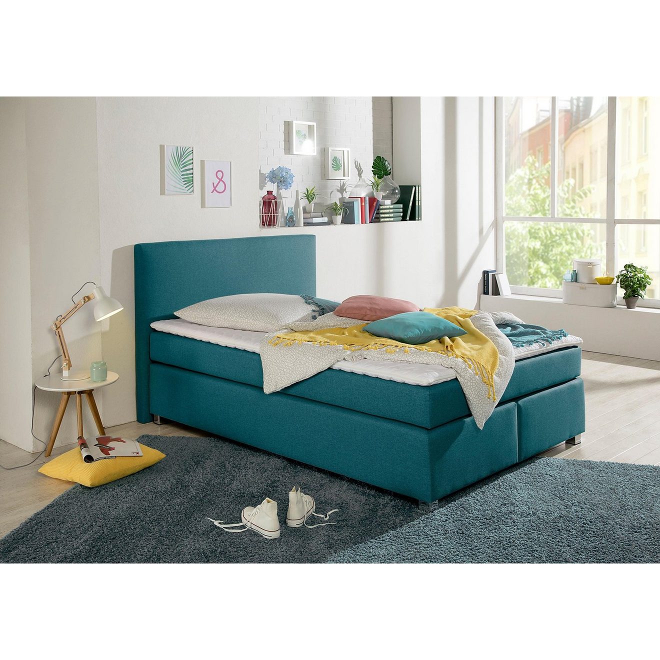 INOSIGN Boxspring Eliana incl. topmatras, in 4 breedten, 3 matrassoorten en 2 hardheden