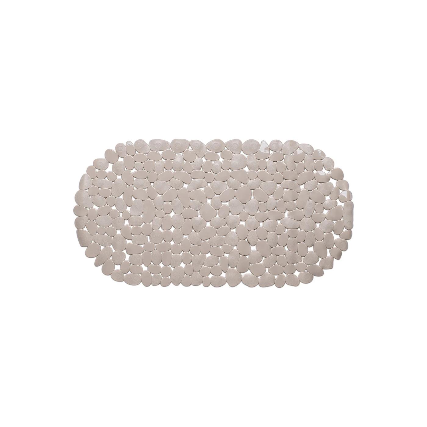 Wicotex Badmat antislip stones 68x35cm taupe