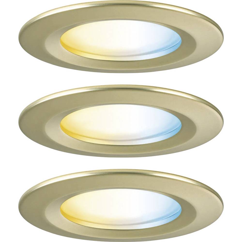 Paulmann 92445 LED-plafondlamp, LED-inbouwlamp 6 W Goud (mat)