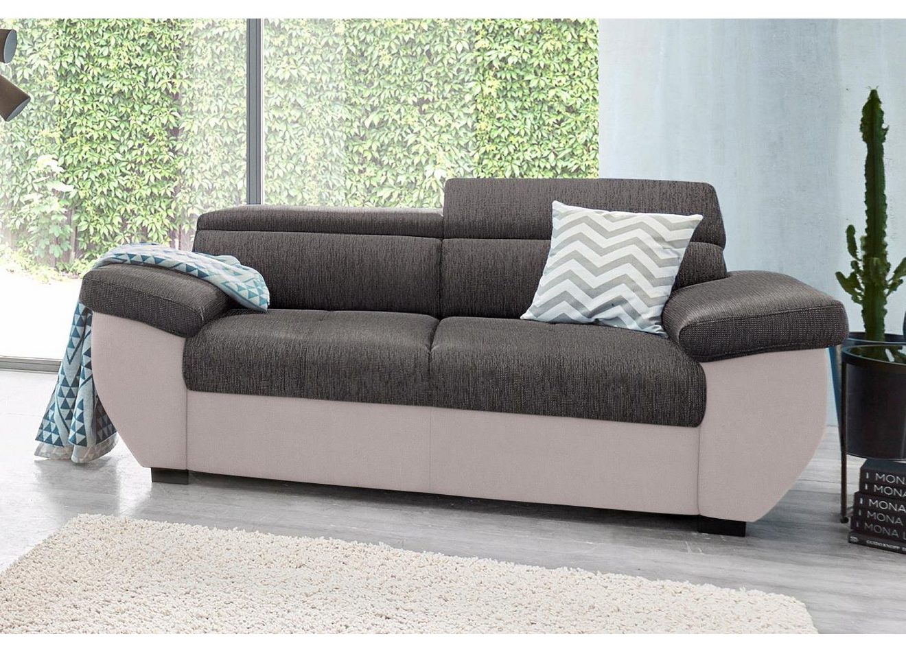 COTTA 2-zitsbank Speedway Big-sofa met verstelbare rugleuning