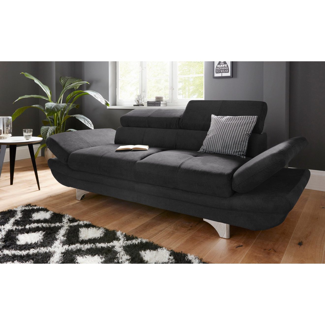 COTTA 2-zitsbank Enterprise Big-sofa, met verstelbare armleuning en rugleuning