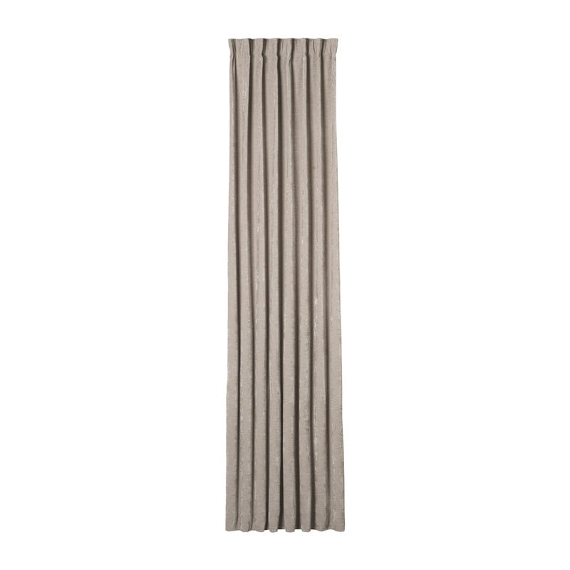 Xenos Gordijn chenille - beige - 140x250 cm
