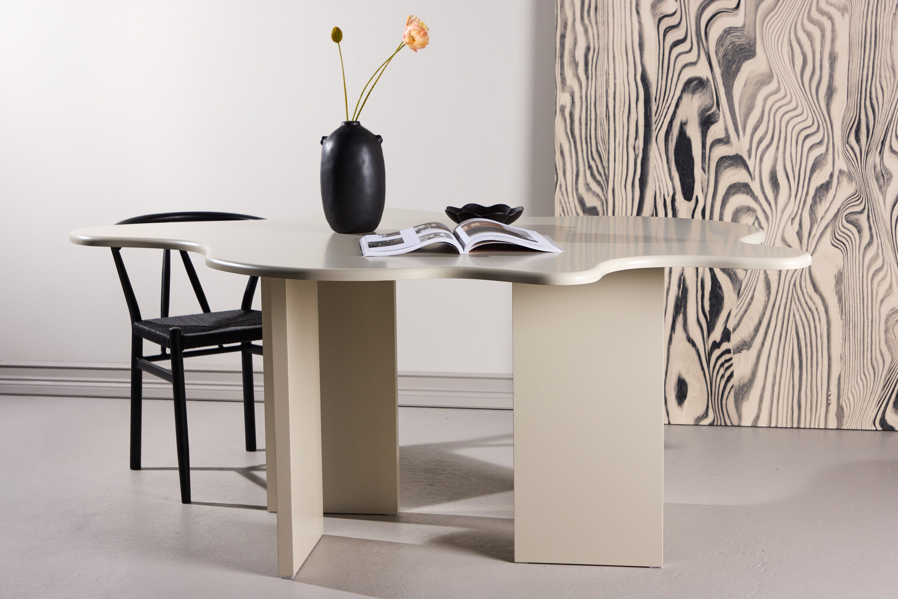 Nohr Organische Eettafel Arlis 190 x 123cm - Beige