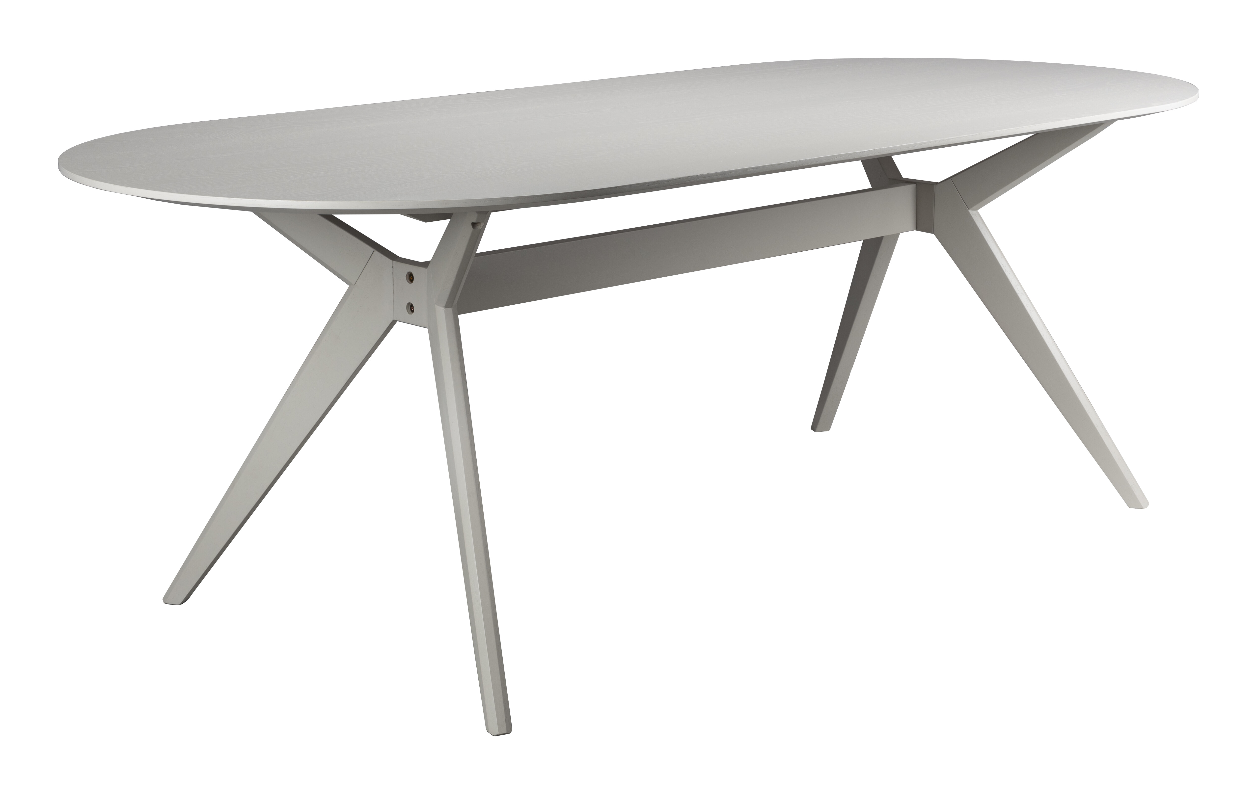 ZILT Ovale Eettafel Ciearra 220 x 95cm - Beige - Ovaal