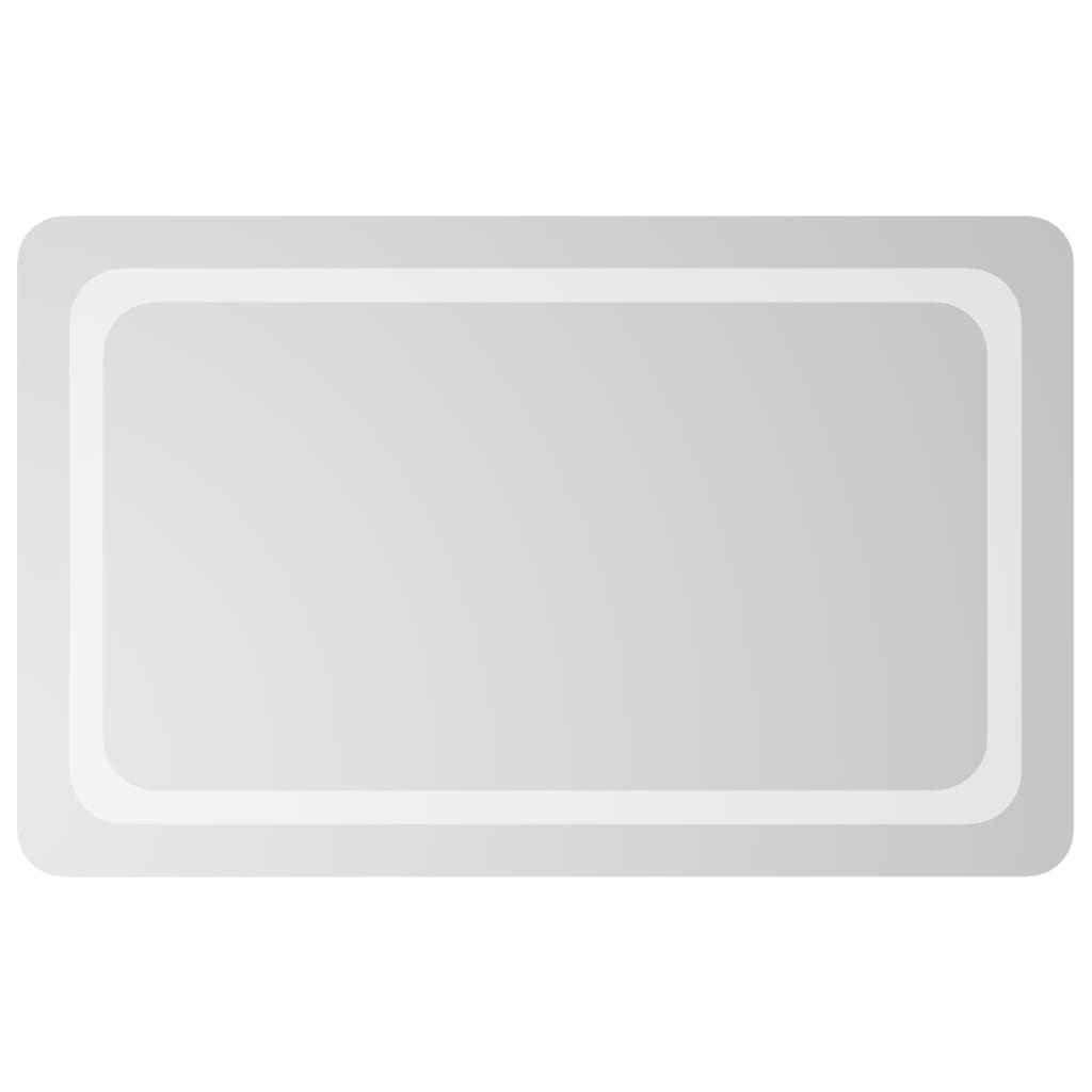 vidaXL Badkamerspiegel LED 50x80 cm