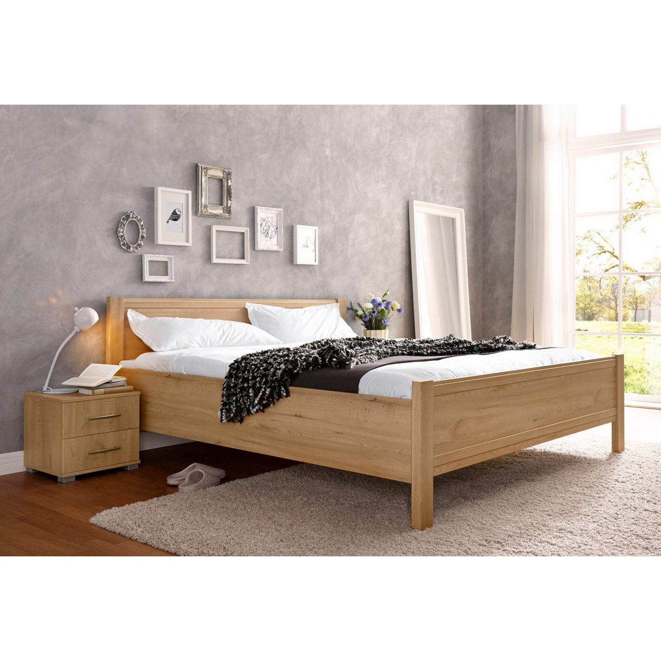 Priess Bed Husum slaapkamer tienerkamer bedombouw met comforthoogte, verschillende uitvoeringen, hoogwaardige premium kwaliteit