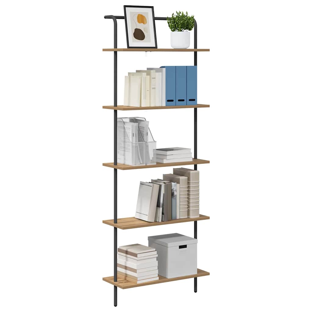 vidaXL Boekenkast artisanaal eikenkleurig 60 x 24 x 168 cm