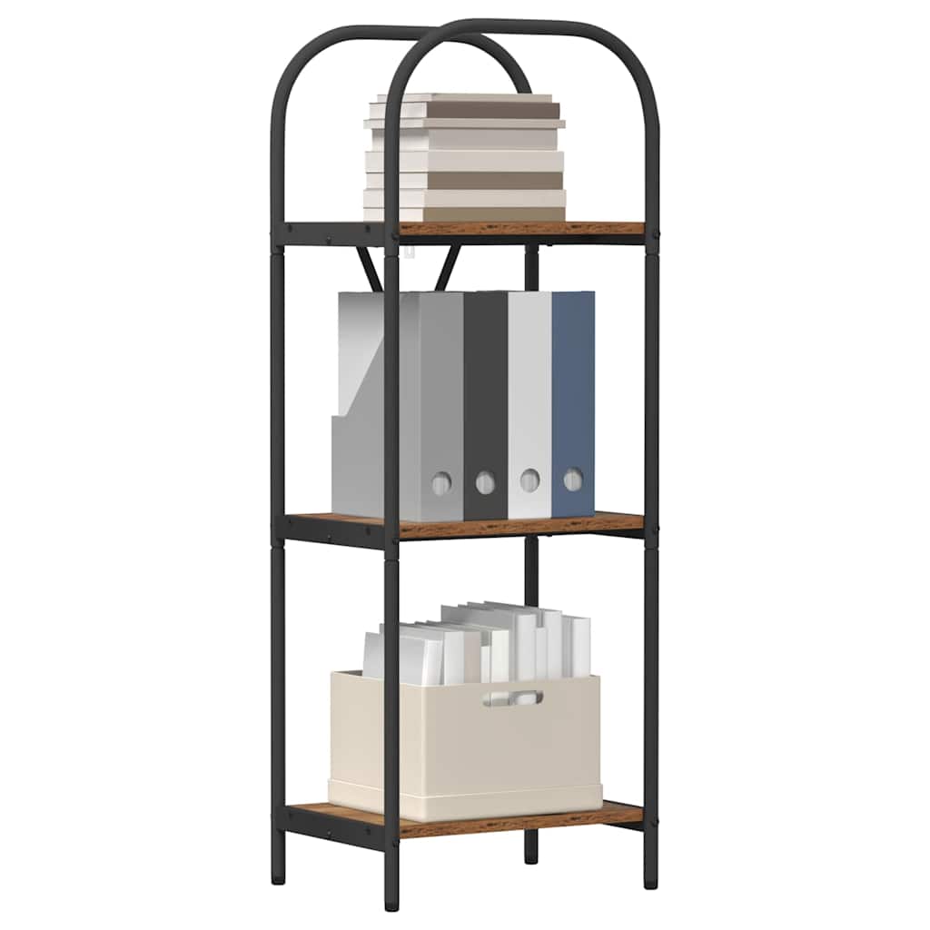 vidaXL Boekenkast Oud hout 40 x 30 x 109 cm Bewerkt hout