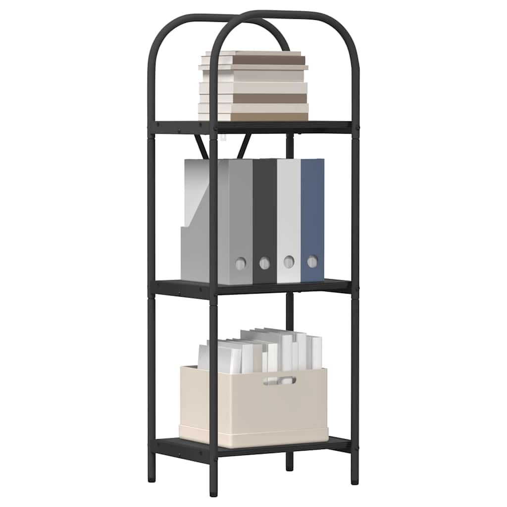 vidaXL Boekenkast Zwart eiken 40 x 30 x 109 cm Bewerkt hout