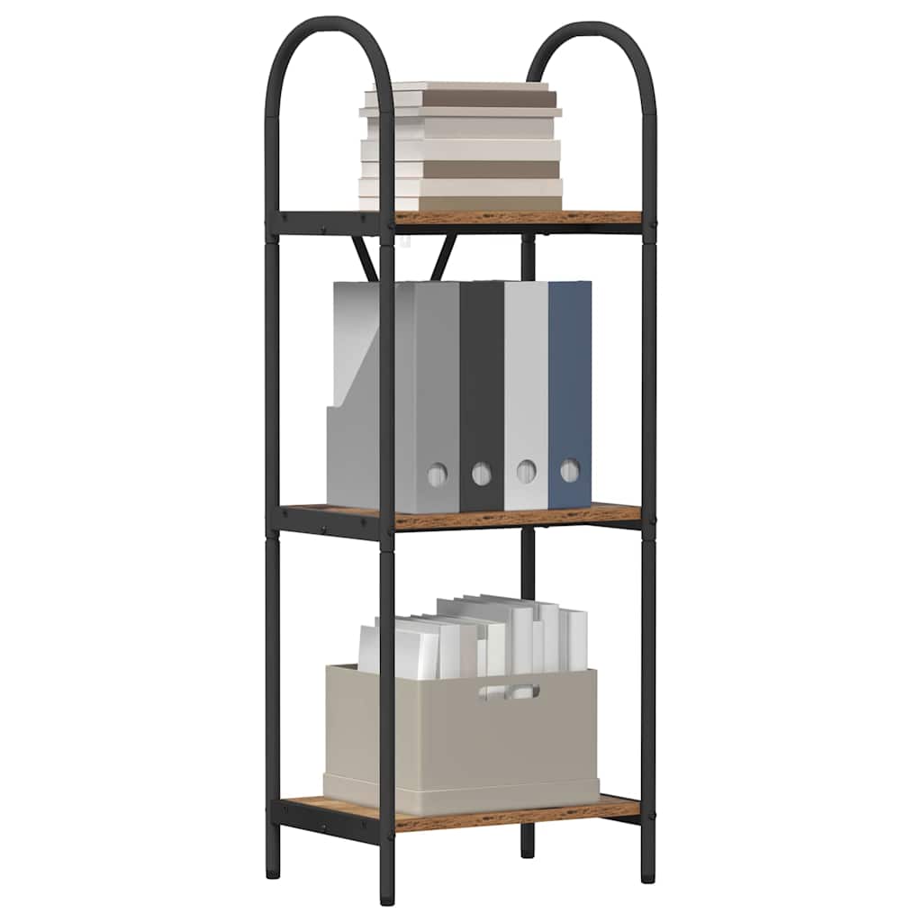 vidaXL Boekenkast Oud hout 40 x 30 x 109 cm Bewerkt hout