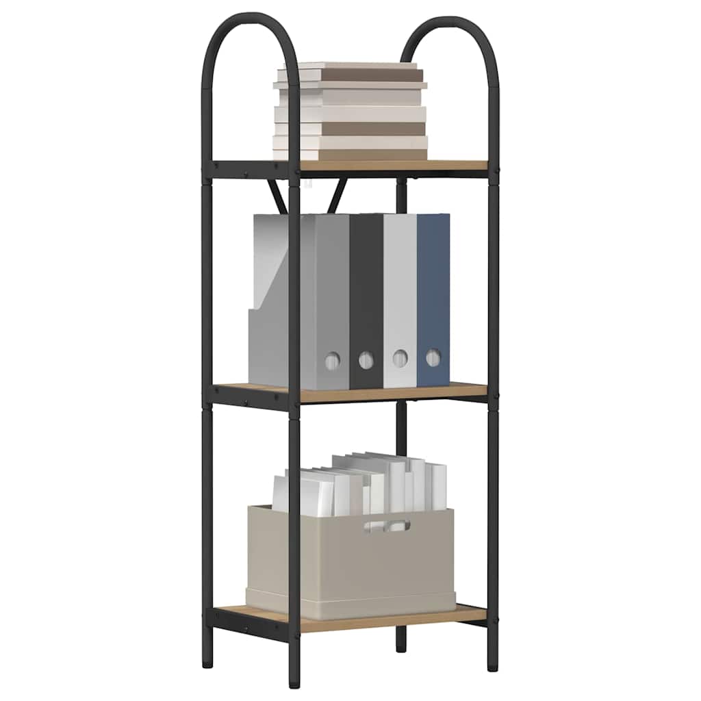 vidaXL Boekenkast artisanaal eikenkleurig 40 x 30 x 109 cm