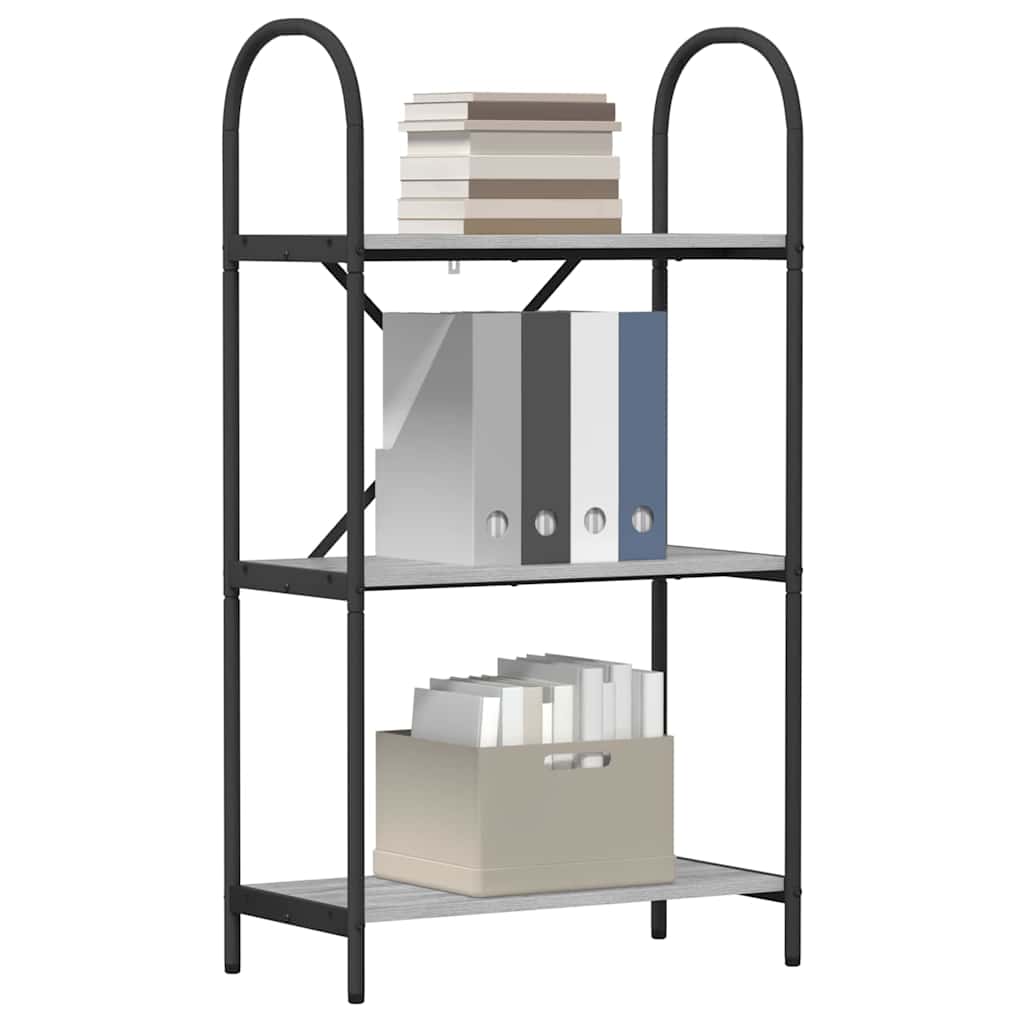 vidaXL Boekenkast Grijs sonoma 60 x 30 x 109 cm Bewerkt hout