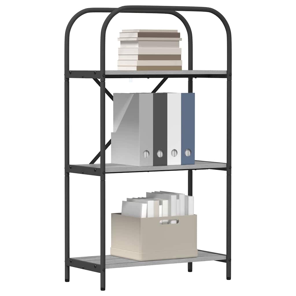 vidaXL Boekenkast Grijs sonoma 60 x 30 x 109 cm Bewerkt hout