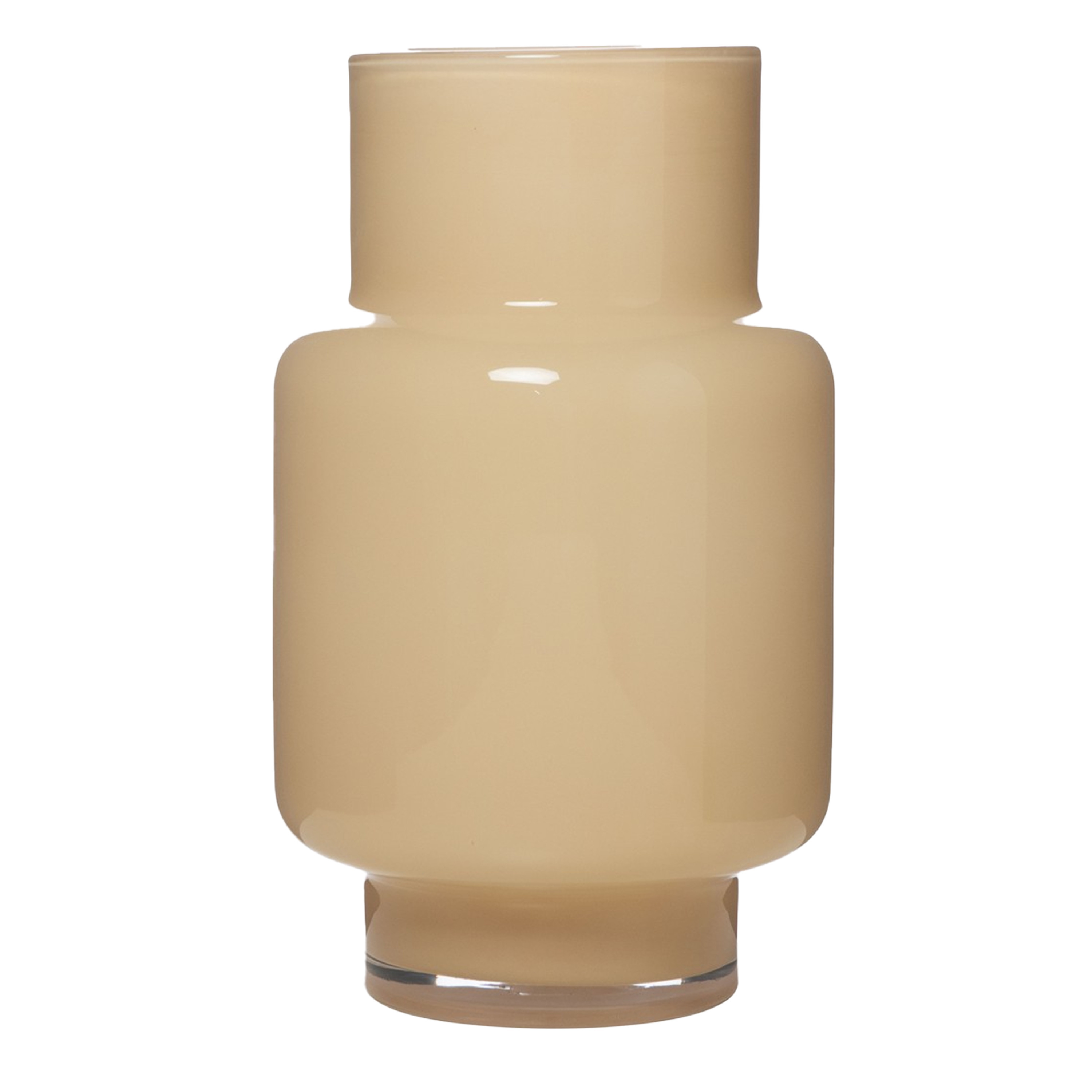 Hakbijl Glass Bloemenvaas Pien - beige - glas - D19 x H31 cm - decoratie - vazen -