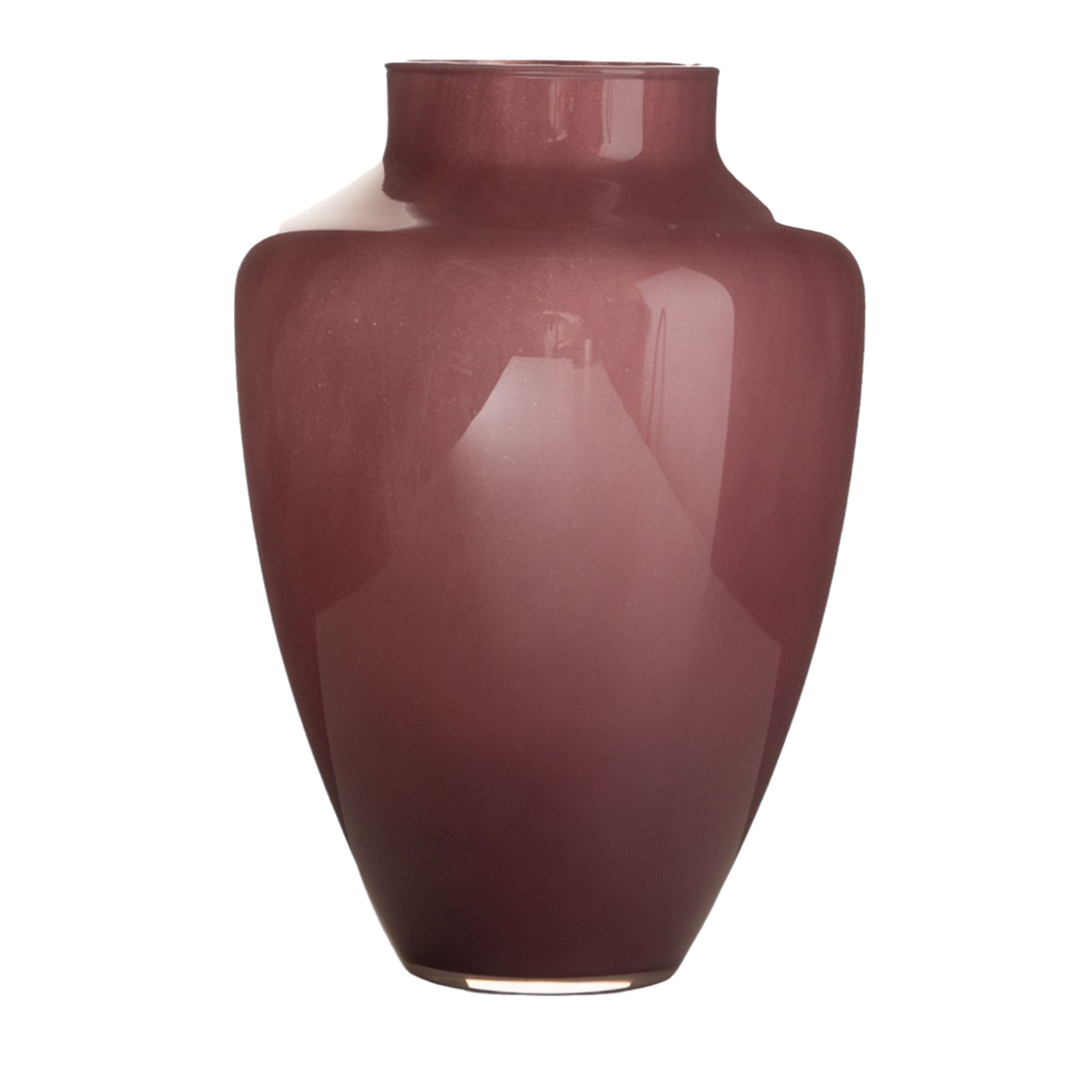 Hakbijl Glass Bloemenvaas Olaf - paars - glas - D24 x H37 cm - decoratie - vazen -