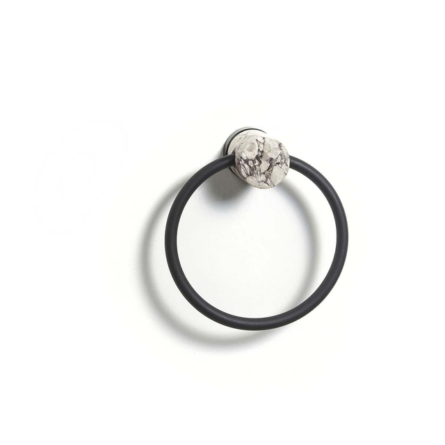 Aquanova Nero - Handdoekring - Alba (wit) NERTLR-195