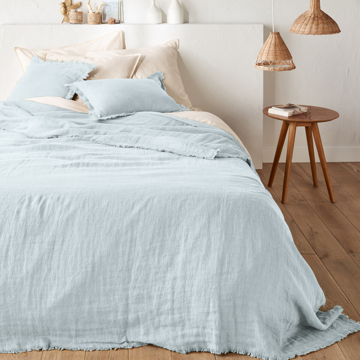 LA REDOUTE INTERIEURS Beddensprei in gewassen linnen, Linange