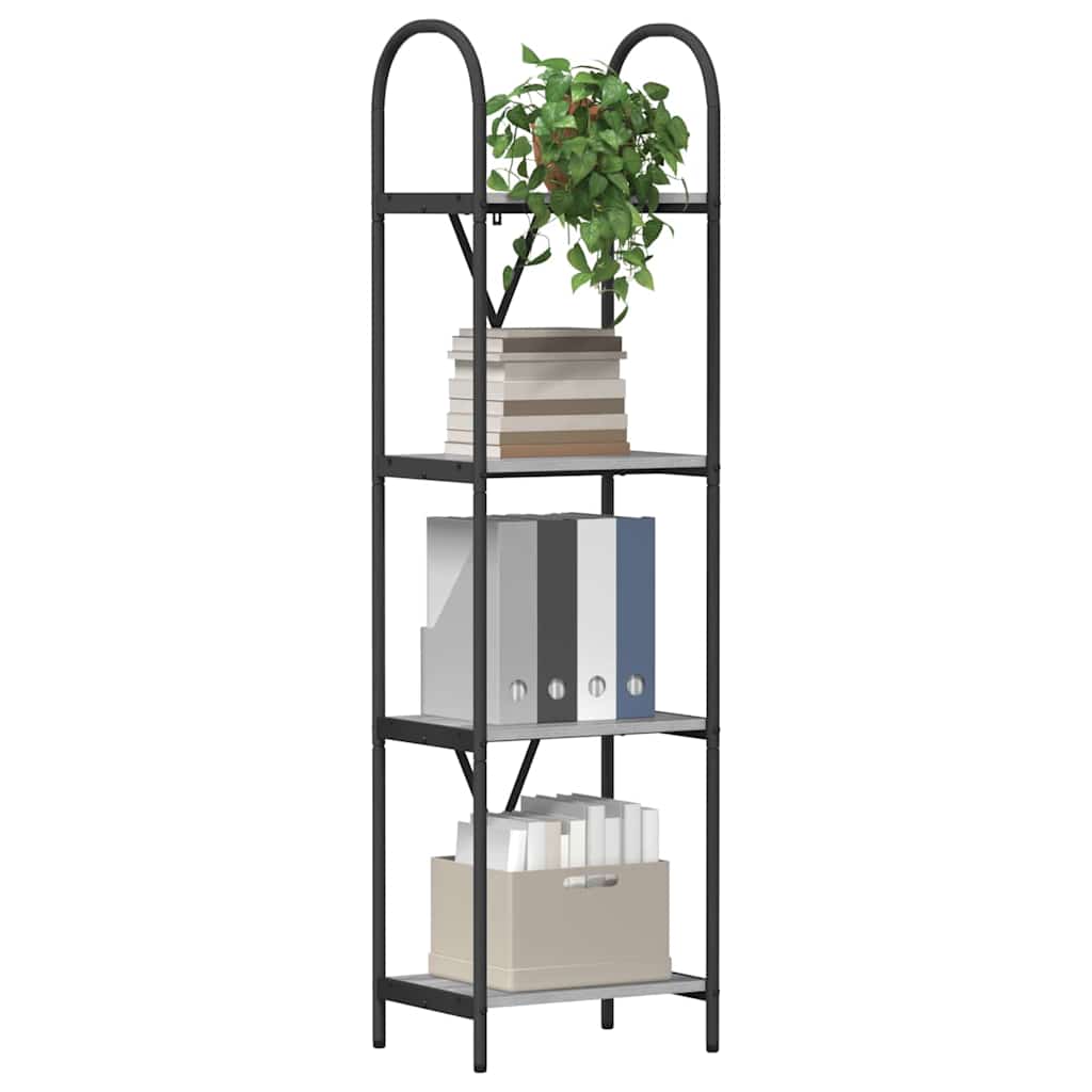 vidaXL Boekenkast Grijs sonoma 40 x 30 x 146 cm Bewerkt hout