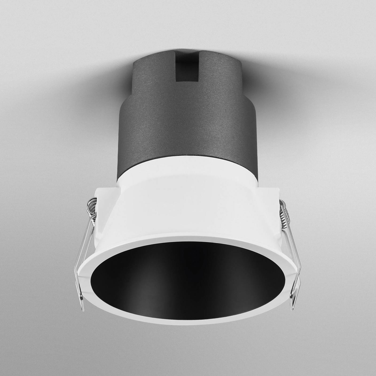 Osram LED inbouwspot TWIST, wit/zwart 840 Ø 9,3 cm metaal