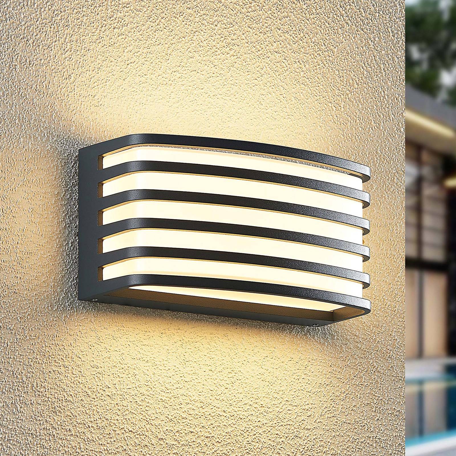 PRIOS Kamenu LED buitenwandlamp met IP54