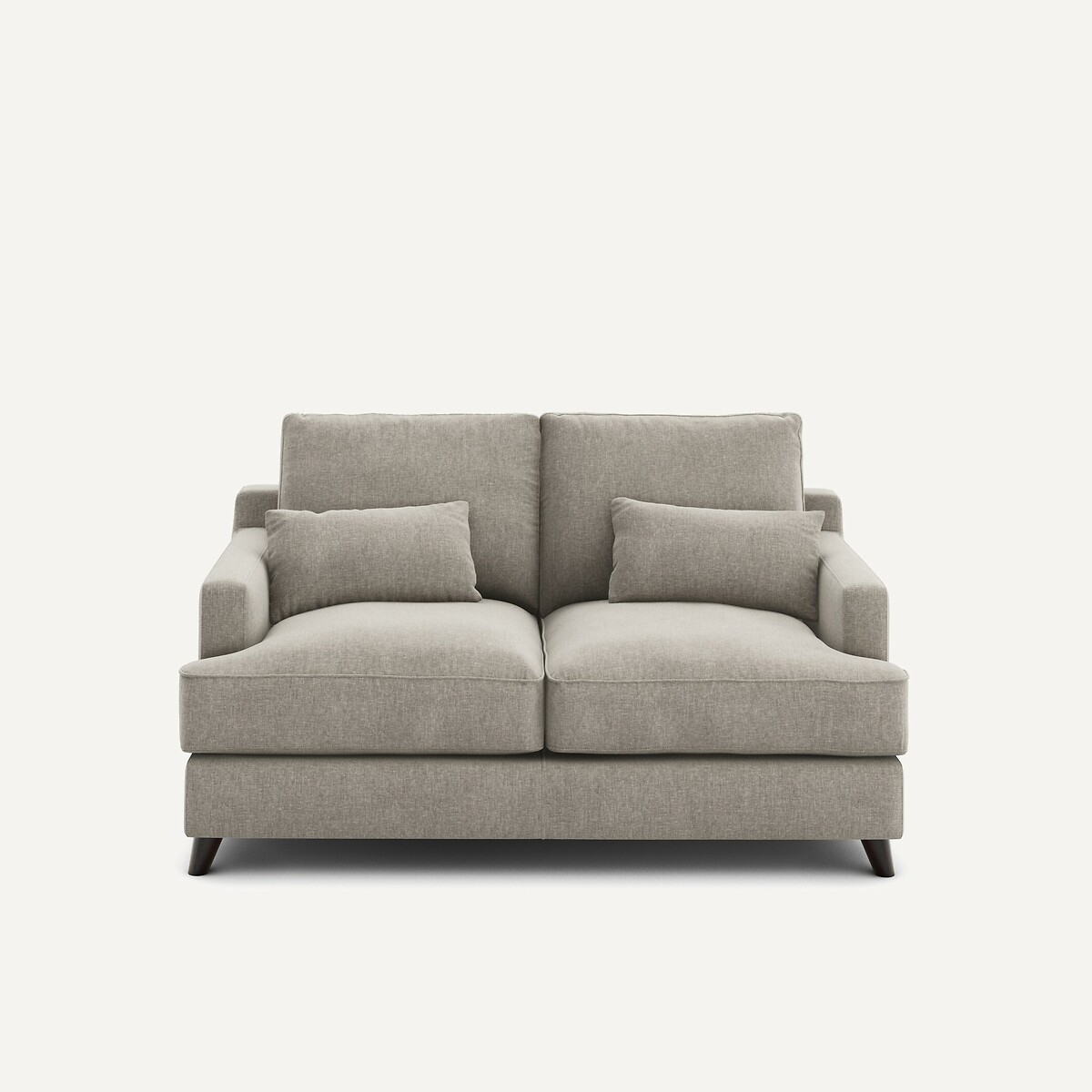 AM.PM 2-zits compacte bank in chenille fluweel, Alwine