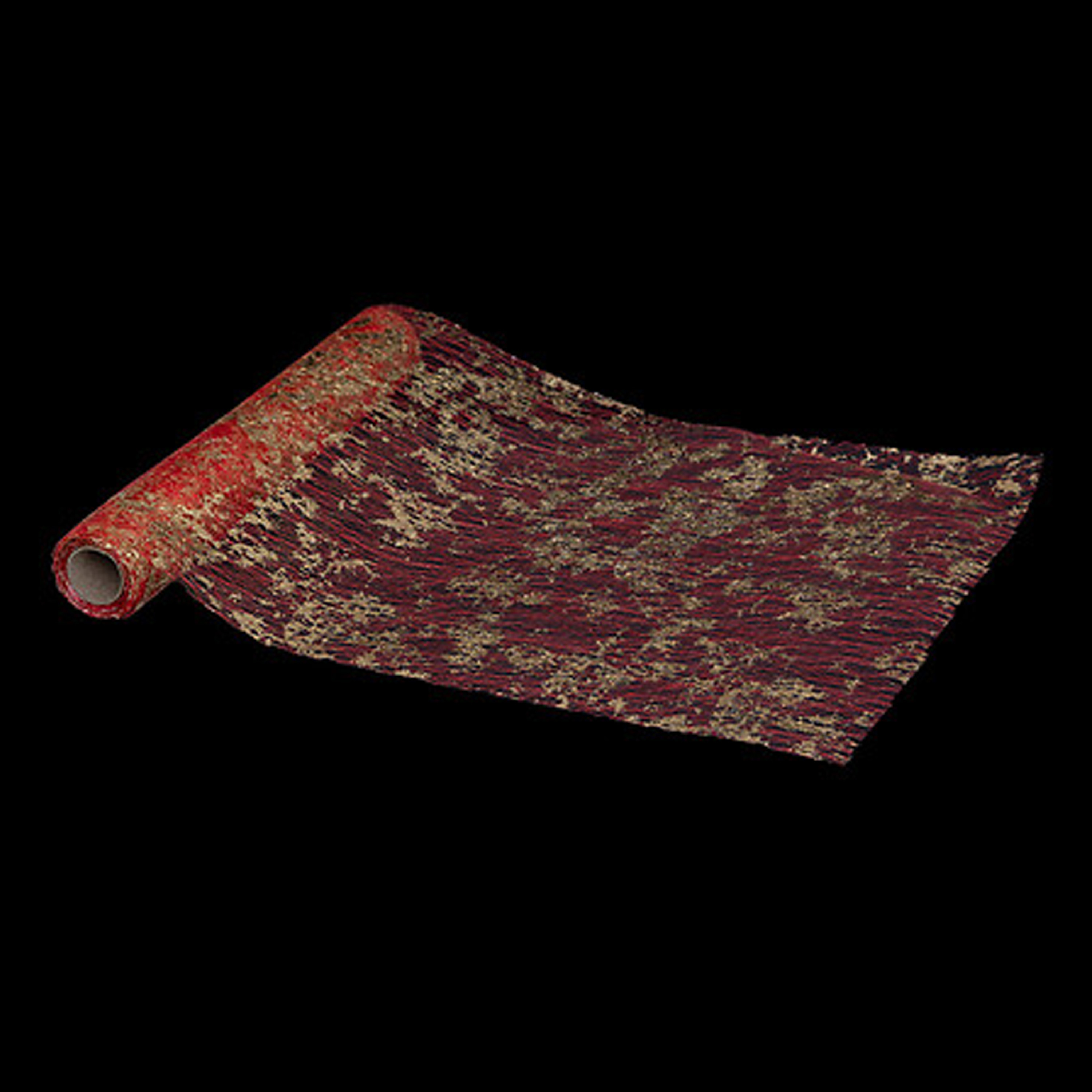 Feeric lights & Christmas Decoratie tafelloper - rood -500 x 28 cm -