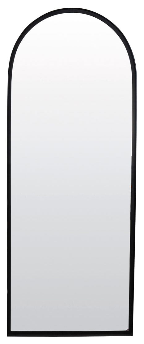 Light & Living Spiegel Feres 180cm hoog - Mat Zwart - Passpiegel